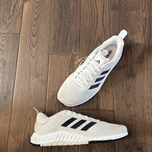 adidas Everyset Trainer Shoes Women's Size 11.5 White/ Black/ Grey IF3200